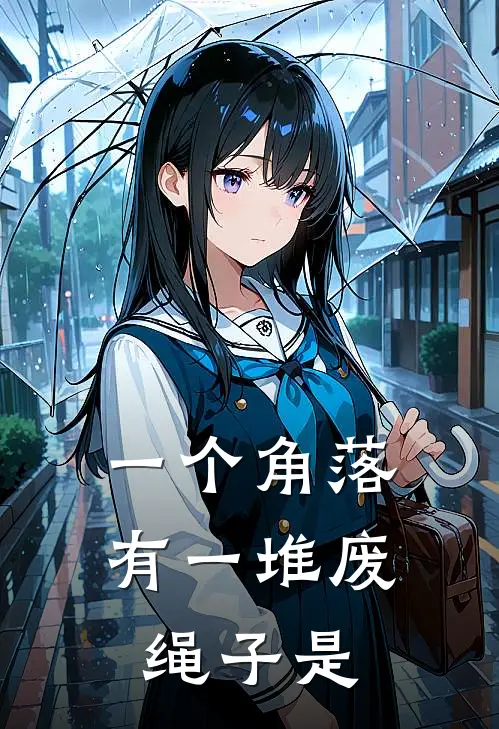 一个角落有一堆废绳子是