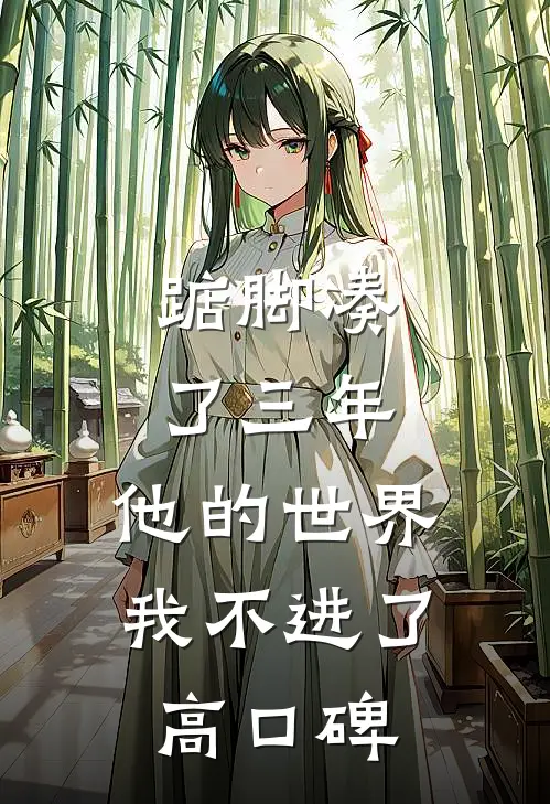 踮脚凑了三年，他的世界我不进了高口碑