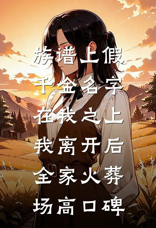族谱上假千金名字在我之上，我离开后全家火葬场高口碑