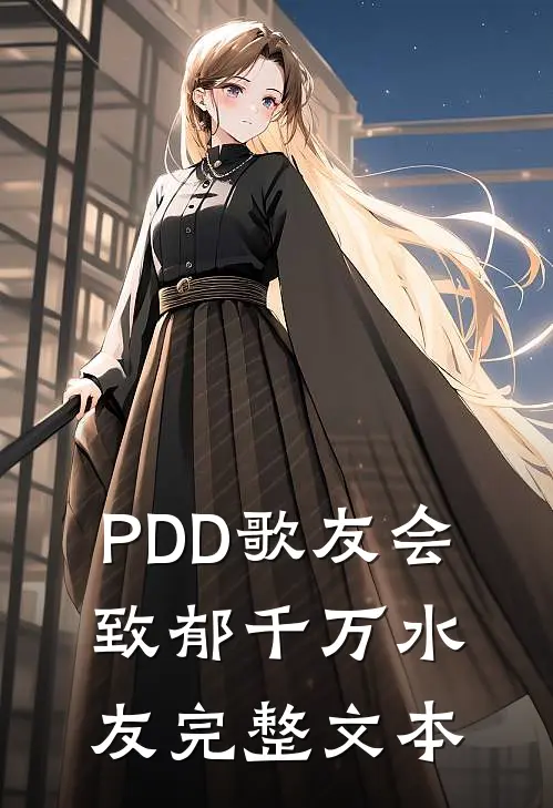 PDD歌友会，致郁千万水友完整文本