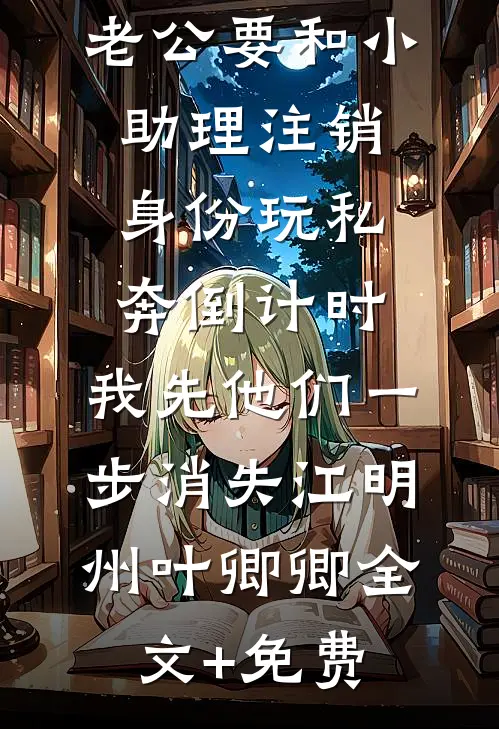老公要和小助理注销身份玩私奔倒计时，我先他们一步消失江明州叶卿卿全文+免费