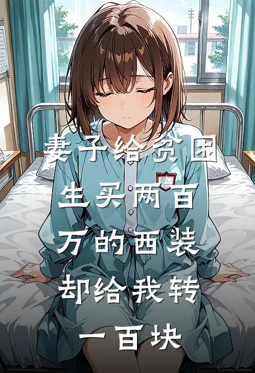 妻子给贫困生买两百万的西装，却给我转一百块
