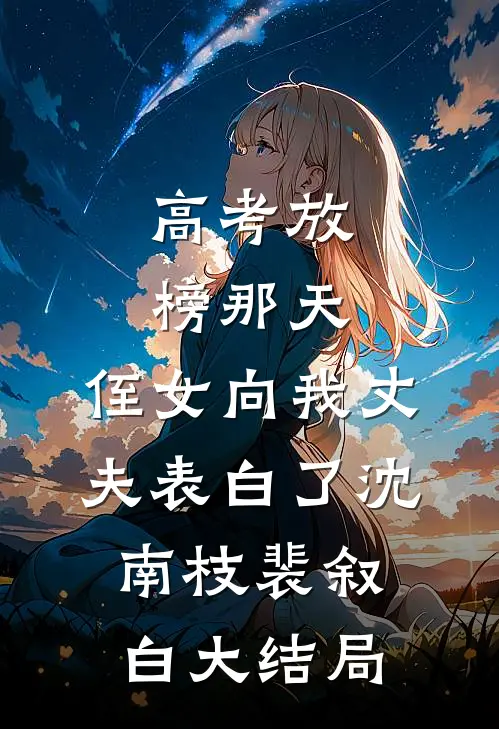 高考放榜那天，侄女向我丈夫表白了沈南枝裴叙白大结局