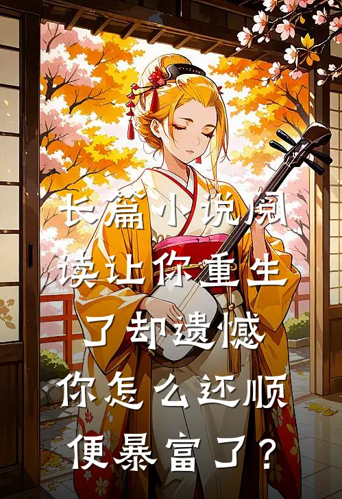 长篇小说阅读让你重生了却遗憾，你怎么还顺便暴富了？