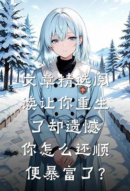 文章精选阅读让你重生了却遗憾，你怎么还顺便暴富了？
