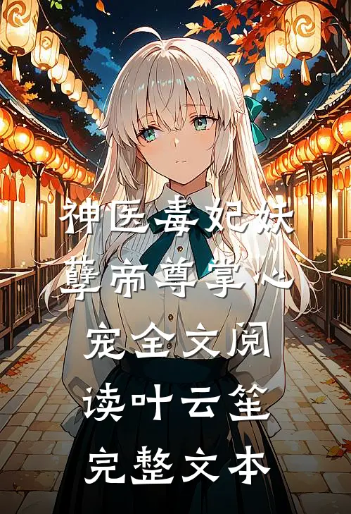神医毒妃妖孽帝尊掌心宠全文阅读叶云笙完整文本