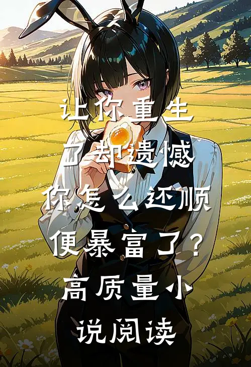 让你重生了却遗憾，你怎么还顺便暴富了？高质量小说阅读